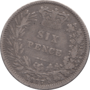 1877 SIXPENCE ( NF ) DIE 32 - SIXPENCE - Cambridgeshire Coins