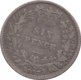 1877 SIXPENCE ( NF ) DIE 32 - SIXPENCE - Cambridgeshire Coins