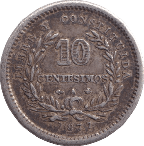 1877 URUGUAY - WORLD COINS - Cambridgeshire Coins