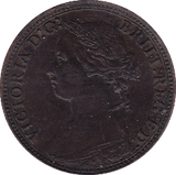 1878 FARTHING ( AUNC ) - Farthing - Cambridgeshire Coins
