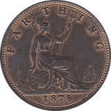 1878 FARTHING ( BU ) - Farthing - Cambridgeshire Coins