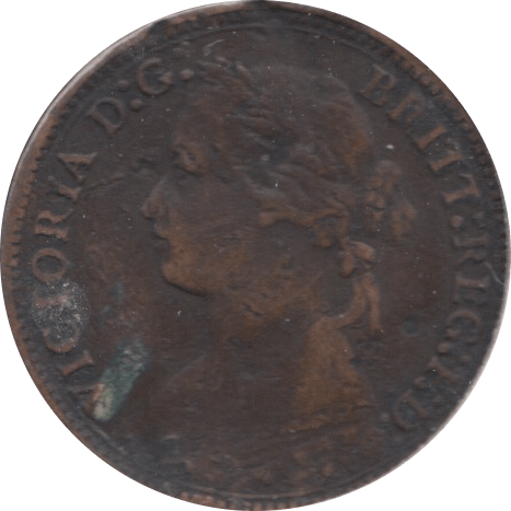 1878 FARTHING ( FAIR ) - Farthing - Cambridgeshire Coins