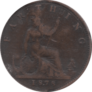 1878 FARTHING ( FAIR ) - Farthing - Cambridgeshire Coins