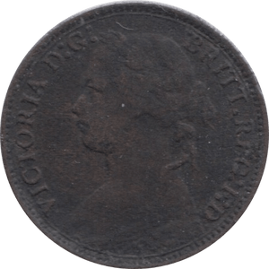 1878 FARTHING ( FINE ) 1 - Farthing - Cambridgeshire Coins