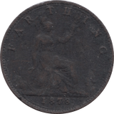 1878 FARTHING ( FINE ) 1 - Farthing - Cambridgeshire Coins