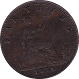 1878 FARTHING ( GEF ) - Farthing - Cambridgeshire Coins