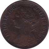 1878 FARTHING ( GEF ) - Farthing - Cambridgeshire Coins