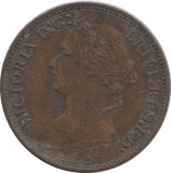 1878 FARTHING ( GVF ) - Farthing - Cambridgeshire Coins