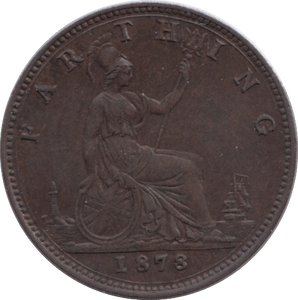 1878 FARTHING ( UNC ) - Farthing - Cambridgeshire Coins