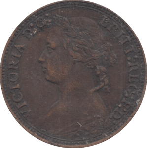 1878 FARTHING ( VF ) 18 - Farthing - Cambridgeshire Coins