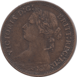 1878 FARTHING ( VF ) - Farthing - Cambridgeshire Coins