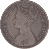 1878 FLORIN ( FAIR ) 1 DIE 532 - Florin - Cambridgeshire Coins