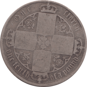 1878 FLORIN ( FAIR ) 1 DIE 532 - Florin - Cambridgeshire Coins