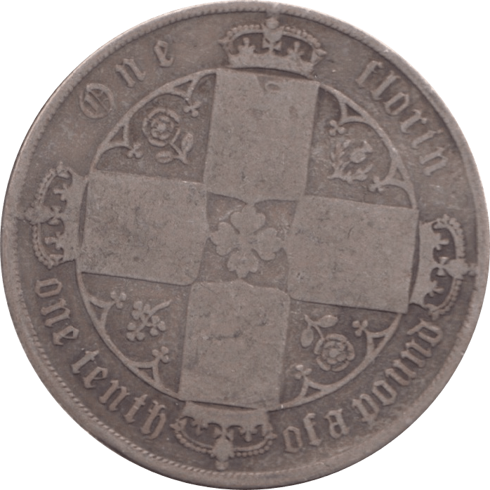 1878 FLORIN ( FAIR ) 1 DIE 532 - Florin - Cambridgeshire Coins