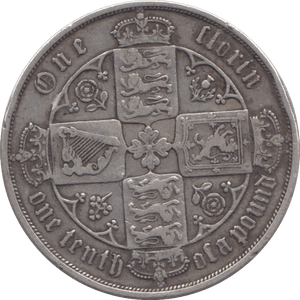 1878 FLORIN ( GF ) - Florin - Cambridgeshire Coins