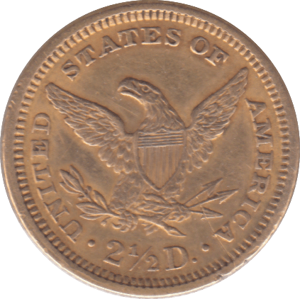 1878 GOLD TWO AND HALF DOLLARS USA - Gold World Coins - Cambridgeshire Coins