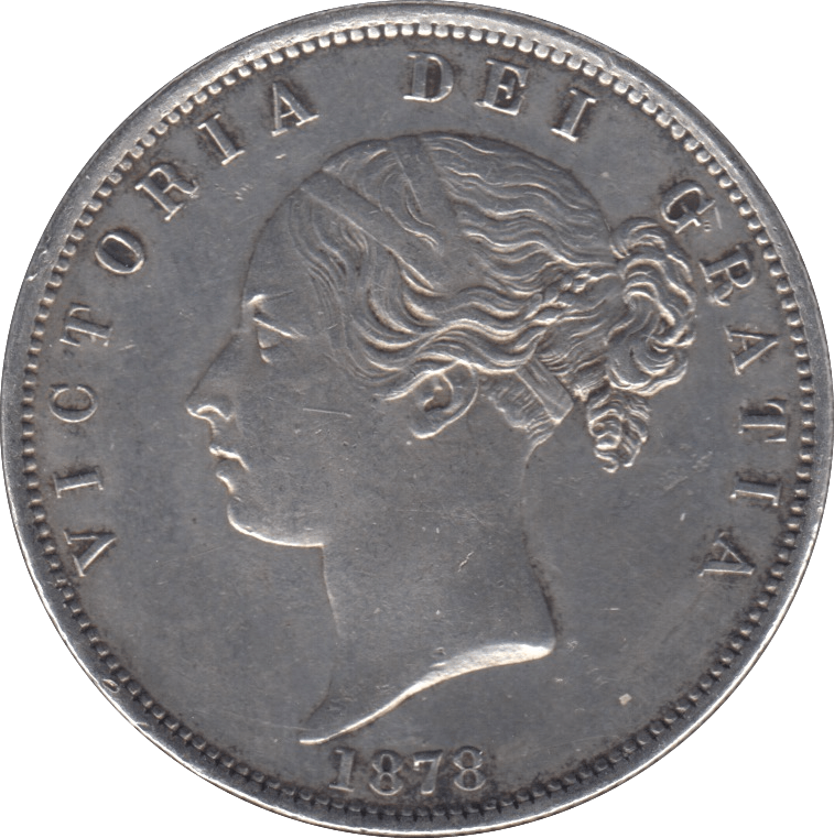 1878 HALFCROWN ( EF ) - Halfcrown - Cambridgeshire Coins