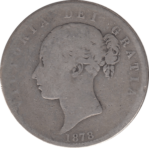 1878 HALFCROWN ( FAIR ) 4 - Halfcrown - Cambridgeshire Coins