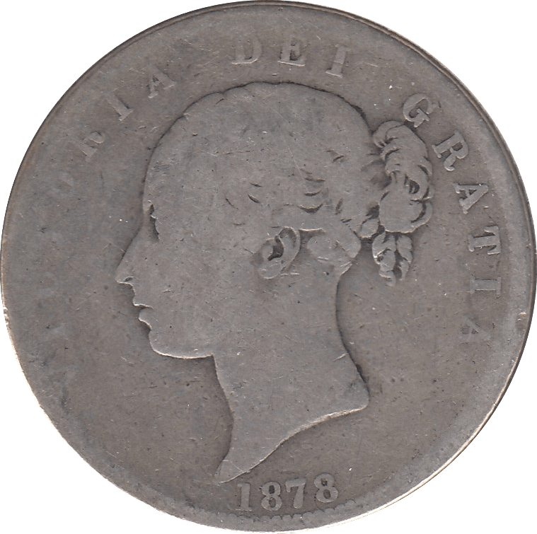 1878 HALFCROWN ( FAIR ) 4 - Halfcrown - Cambridgeshire Coins