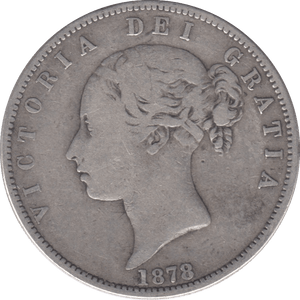 1878 HALFCROWN ( FINE ) - HALFCROWN - Cambridgeshire Coins