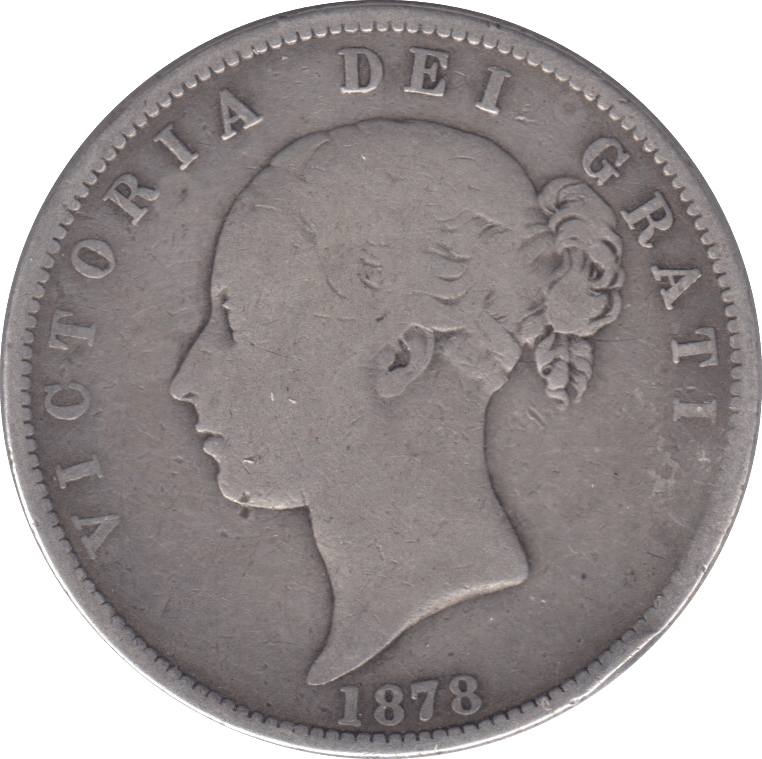 1878 HALFCROWN ( FINE ) - HALFCROWN - Cambridgeshire Coins