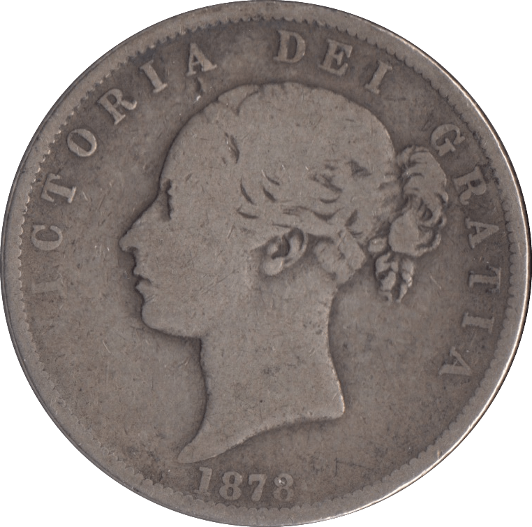 1878 HALFCROWN ( FINE ) - Halfcrown - Cambridgeshire Coins