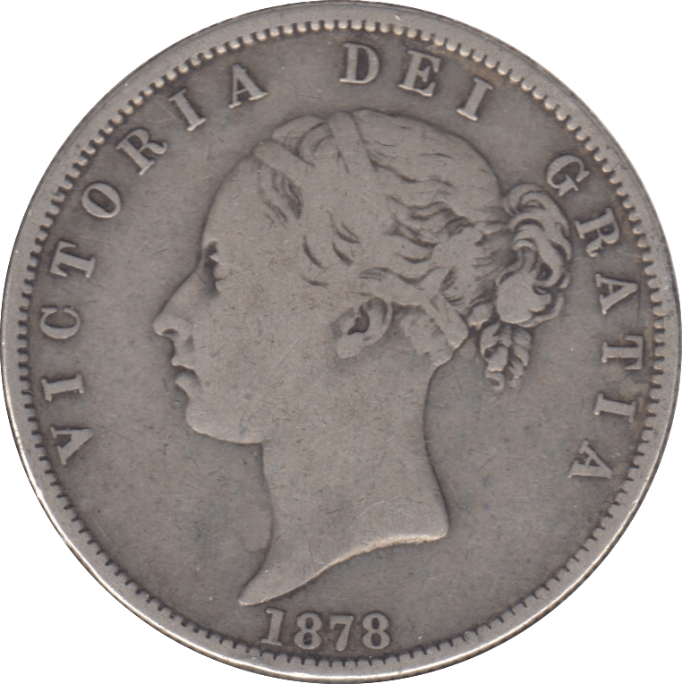 1878 HALFCROWN ( GF ) - Halfcrown - Cambridgeshire Coins
