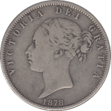 1878 HALFCROWN ( GF ) - Halfcrown - Cambridgeshire Coins