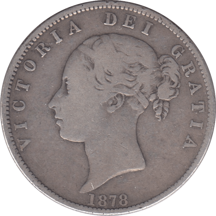 1878 HALFCROWN ( GF ) - HALFCROWN - Cambridgeshire Coins