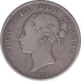 1878 HALFCROWN ( GF ) - HALFCROWN - Cambridgeshire Coins