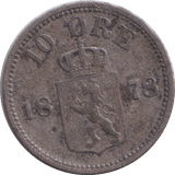 1878 LOORE NORWAY - WORLD COINS - Cambridgeshire Coins