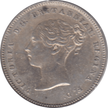 1878 MAUNDY FOURPENCE ( AUNC ) 2 - Maundy Coins - Cambridgeshire Coins