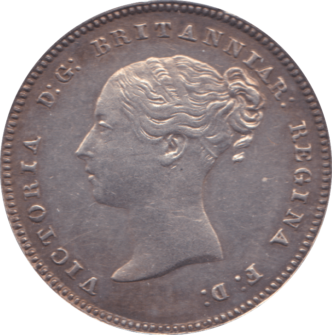 1878 MAUNDY FOURPENCE ( EF ) - Maundy Coins - Cambridgeshire Coins