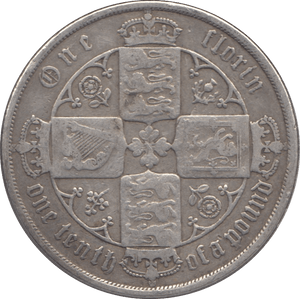 1878 ONE FLORIN ( NF ) - Florin - Cambridgeshire Coins