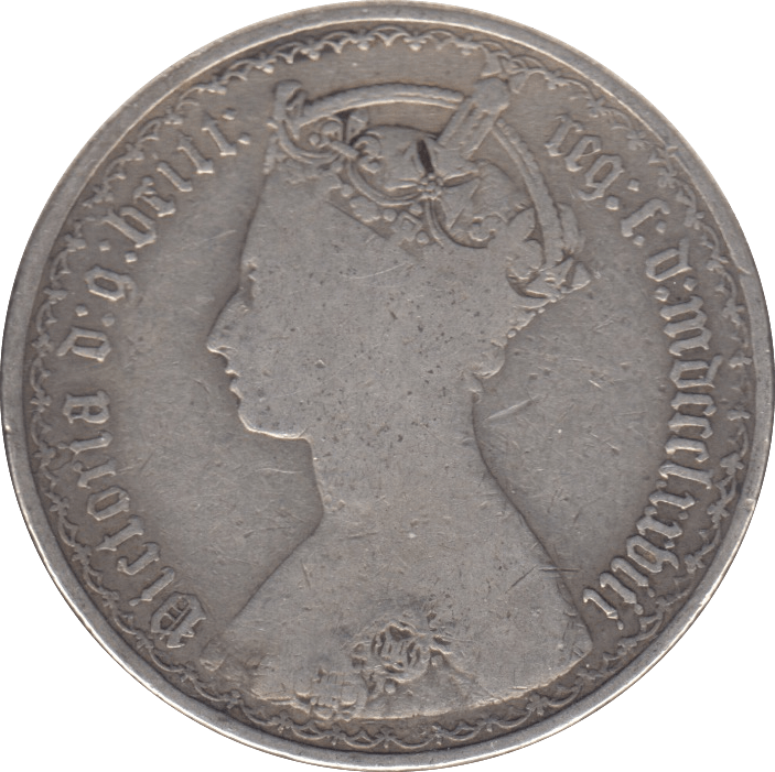1878 ONE FLORIN ( NF ) - Florin - Cambridgeshire Coins