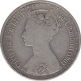 1878 ONE FLORIN ( NF ) - Florin - Cambridgeshire Coins