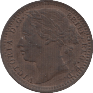 1878 ONE THIRD FARTHING ( UNC ) 4 - One Third Farthing - Cambridgeshire Coins
