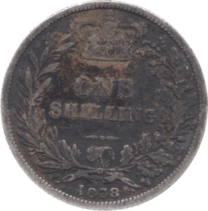 1878 SHILLING 3 ( NF ) - Shilling - Cambridgeshire Coins