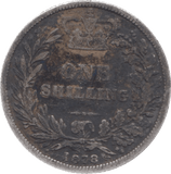 1878 SHILLING 3 ( NF ) - Shilling - Cambridgeshire Coins