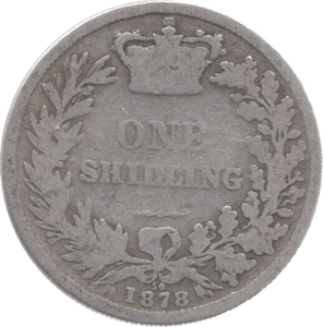 1878 SHILLING DIE 50 ( FAIR ) - Shilling - Cambridgeshire Coins