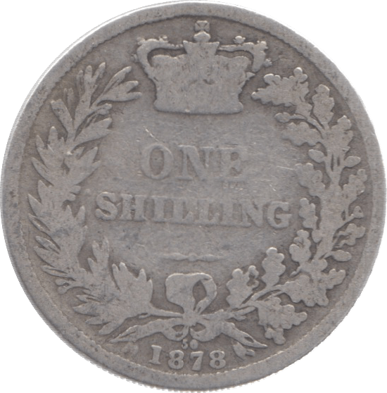 1878 SHILLING DIE 50 ( FAIR ) - Shilling - Cambridgeshire Coins