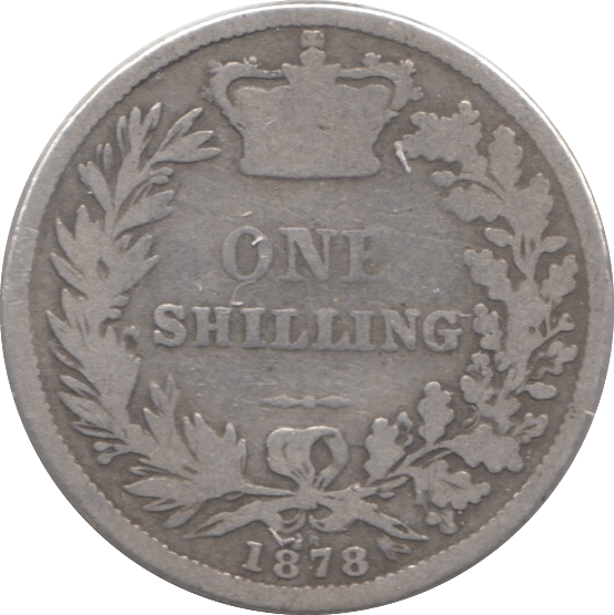 1878 SHILLING ( FAIR ) DIE 28 - Shilling - Cambridgeshire Coins