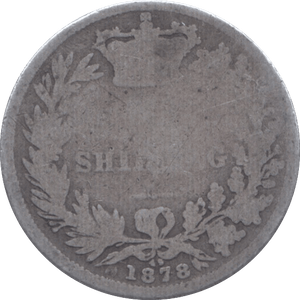 1878 SHILLING ( FAIR ) DIE 49 - Shilling - Cambridgeshire Coins
