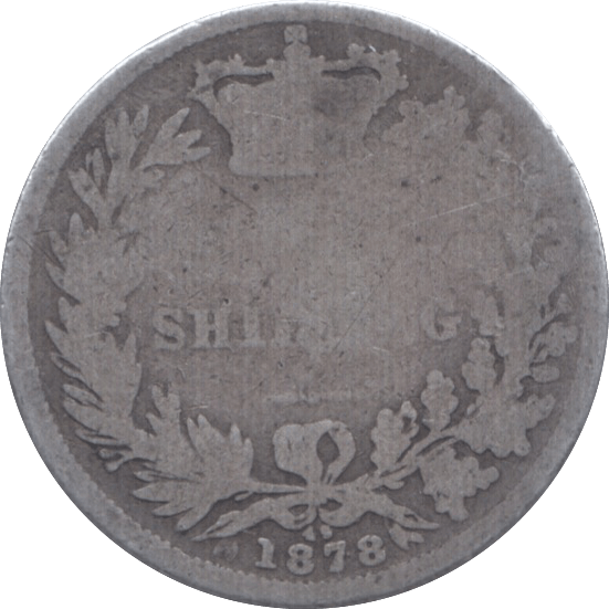 1878 SHILLING ( FAIR ) DIE 49 - Shilling - Cambridgeshire Coins