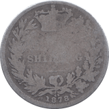 1878 SHILLING ( FAIR ) DIE 49 - Shilling - Cambridgeshire Coins