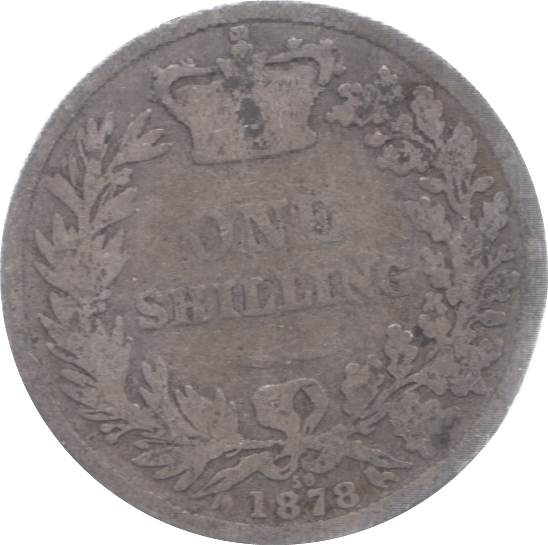 1878 SHILLING ( FAIR ) DIE 50 - Shilling - Cambridgeshire Coins
