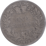 1878 SHILLING ( FAIR ) DIE 50 - Shilling - Cambridgeshire Coins