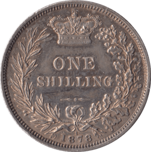 1878 SHILLING ( GVF ) DIE 1 - Shilling - Cambridgeshire Coins