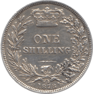 1878 SHILLING ( GVF ) DIE 59 - Shilling - Cambridgeshire Coins