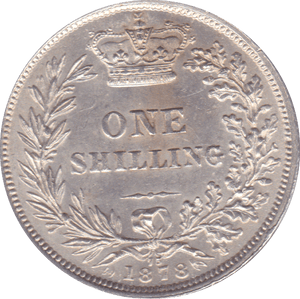 1878 SHILLING ( UNC ) DIE 15 - Shilling - Cambridgeshire Coins
